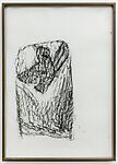 Orthostat #087, from Orthostates, Rayyane Tabet  Lebanese, Charcoal rubbing on paper, framed