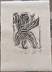 Orthostat #099, from Orthostates, Rayyane Tabet  Lebanese, Charcoal rubbing on paper, framed