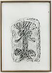 Orthostat #123, from Orthostates, Rayyane Tabet  Lebanese, Charcoal rubbing on paper, framed