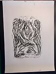 Orthostat #180, from Orthostates, Rayyane Tabet  Lebanese, Charcoal rubbing on paper, framed