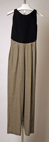 Ensemble, Geoffrey Beene (American, Haynesville, Louisiana 1927–2004 New York), (a) wool; (b) cotton, American
