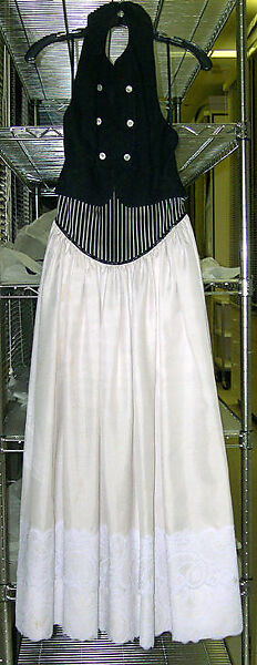Dress, Geoffrey Beene (American, Haynesville, Louisiana 1927–2004 New York), cotton, satin, silk, American