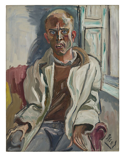 Randall in Extremis, Alice Neel (American, Merion Square, Pennsylvania 1900–1984 New York), Oil on canvas 