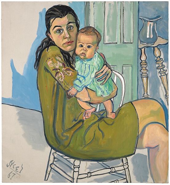 Nancy and Olivia, Alice Neel (American, Merion Square, Pennsylvania 1900–1984 New York), Oil on canvas 