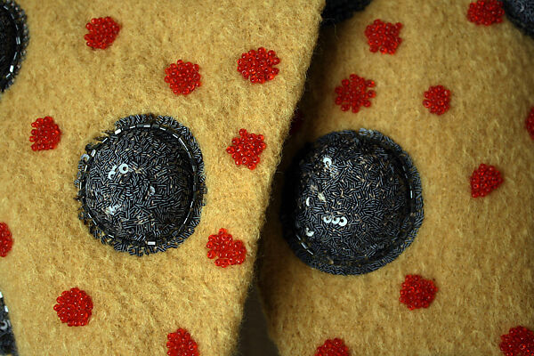 Jacket, Geoffrey Beene (American, Haynesville, Louisiana 1927–2004 New York), wool, plastic, silk, hematite, American