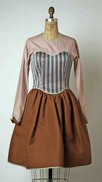 Dress, Geoffrey Beene (American, Haynesville, Louisiana 1927–2004 New York), (a) silk, cotton; (b) silk, plastic, cotton, metallic, American