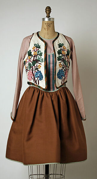 Dress, Geoffrey Beene (American, Haynesville, Louisiana 1927–2004 New York), (a) silk, cotton; (b) silk, plastic, cotton, metallic, American 