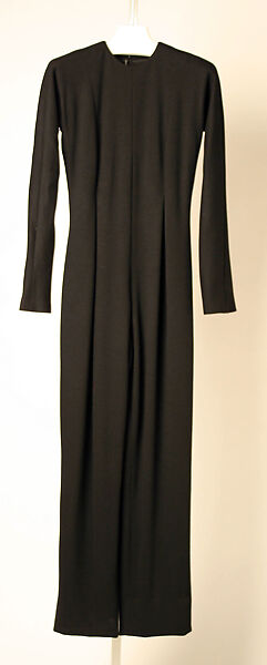 Ensemble, Geoffrey Beene (American, Haynesville, Louisiana 1927–2004 New York), (a) wool, silk, plastic; (b) wool, American