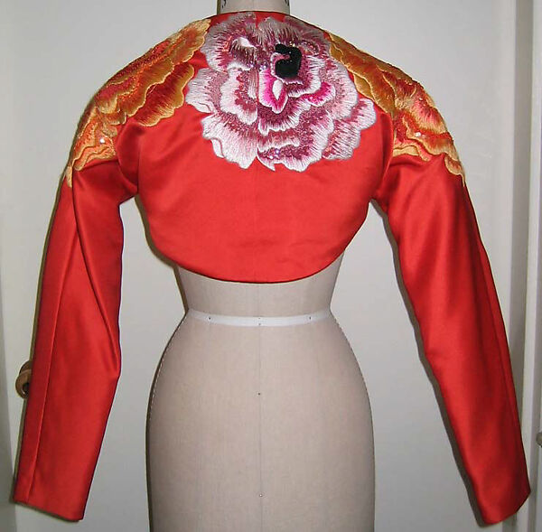 Jacket, Geoffrey Beene (American, Haynesville, Louisiana 1927–2004 New York), silk, plastic, American