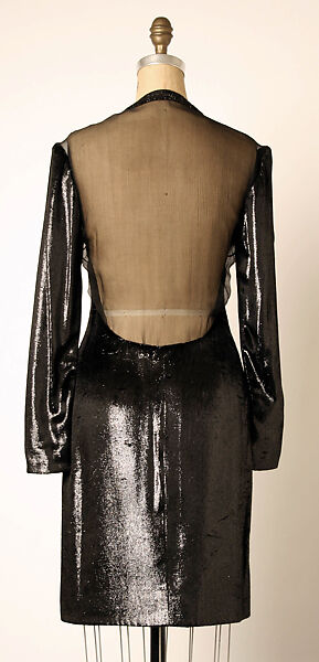 Dress, Geoffrey Beene (American, Haynesville, Louisiana 1927–2004 New York), silk, cellophane, American