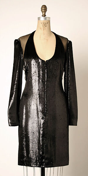 Dress, Geoffrey Beene (American, Haynesville, Louisiana 1927–2004 New York), silk, cellophane, American 