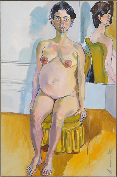 Margaret Evans Pregnant, Alice Neel (American, Merion Square, Pennsylvania 1900–1984 New York), Oil on canvas 