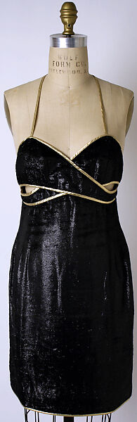 Ensemble, Geoffrey Beene (American, Haynesville, Louisiana 1927–2004 New York), (a) silk, cellophane, metallic; (b) silk, synthetic fiber, American