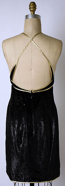 Ensemble, Geoffrey Beene (American, Haynesville, Louisiana 1927–2004 New York), (a) silk, cellophane, metallic; (b) silk, synthetic fiber, American