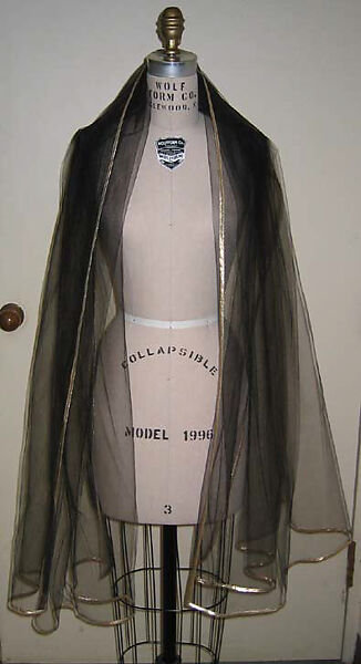 Ensemble, Geoffrey Beene (American, Haynesville, Louisiana 1927–2004 New York), (a) silk, cellophane, metallic; (b) silk, synthetic fiber, American