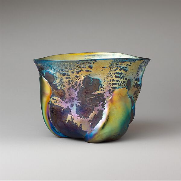 Bowl, Designed by Louis C. Tiffany (American, New York 1848–1933 New York), Favrile glass, American