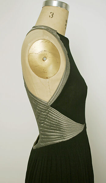 Dress, Geoffrey Beene (American, Haynesville, Louisiana 1927–2004 New York), synthetic fiber, silk, metallic, American