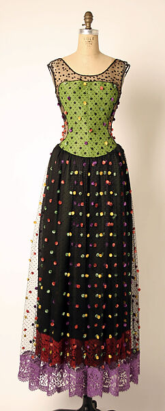 Dress, Geoffrey Beene (American, Haynesville, Louisiana 1927–2004 New York), synthetic fiber, silk, American 