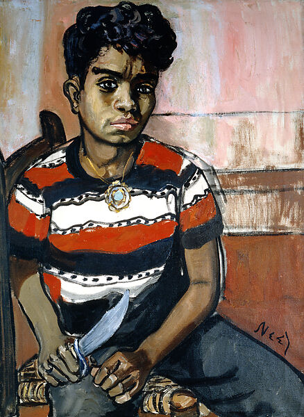 Georgie Arce No. 2, Alice Neel (American, Merion Square, Pennsylvania 1900–1984 New York), Oil on canvas 