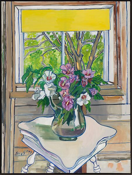 Still Life, Rose of Sharon, Alice Neel (American, Merion Square, Pennsylvania 1900–1984 New York), Oil on canvas 