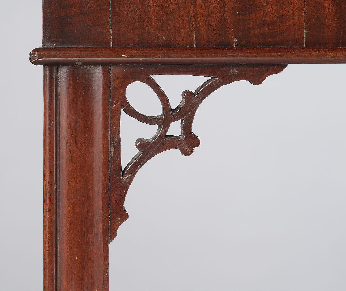 Tea Table, Robert Harrold (American, born England, active 1765–1792), Mahogany, mahogany veneer, maple; brass (modern), American