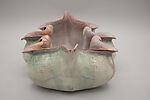 Labiatae Bowl, Kim Dickey (American, born White Plains, New York 1964), Glazed porcelain