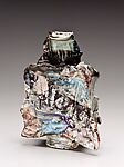 Pelt, Gareth Mason (British, born Pembroke, Wales, 1965), Wood-fired stoneware, porcelain, slips, glaze, lustre 