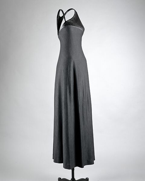 Dress, Geoffrey Beene (American, Haynesville, Louisiana 1927–2004 New York), wool, leather, American 