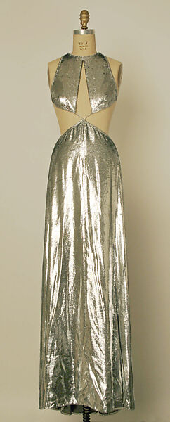 " Mercury Dress", Geoffrey Beene (American, Haynesville, Louisiana 1927–2004 New York), metallic, synthetic fiber, American 