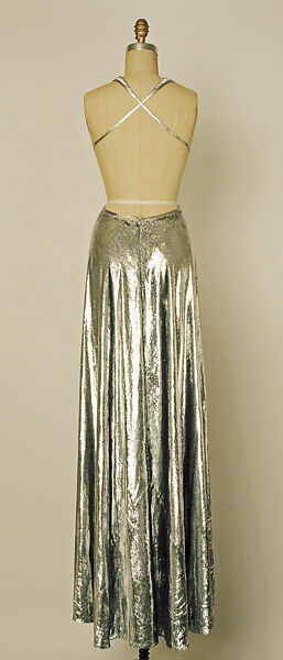 " Mercury Dress", Geoffrey Beene (American, Haynesville, Louisiana 1927–2004 New York), metallic, synthetic fiber, American
