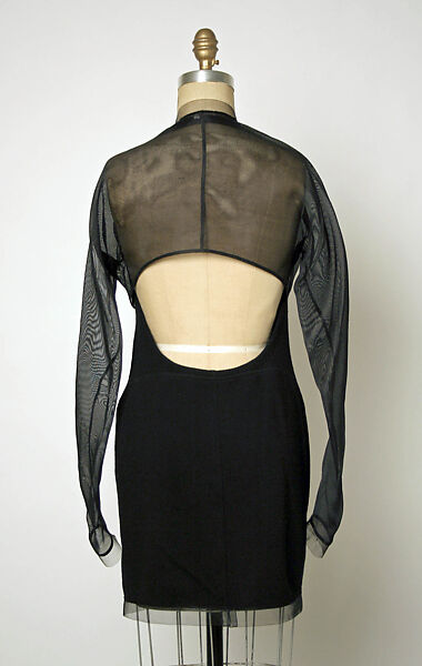 Ensemble, Geoffrey Beene (American, Haynesville, Louisiana 1927–2004 New York), (a) wool, horsehair, silk; (b) synthetic fiber, plastic, horsehair, American