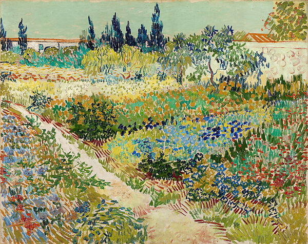 Garden at Arles, Vincent van Gogh  Dutch, Oil on canvas