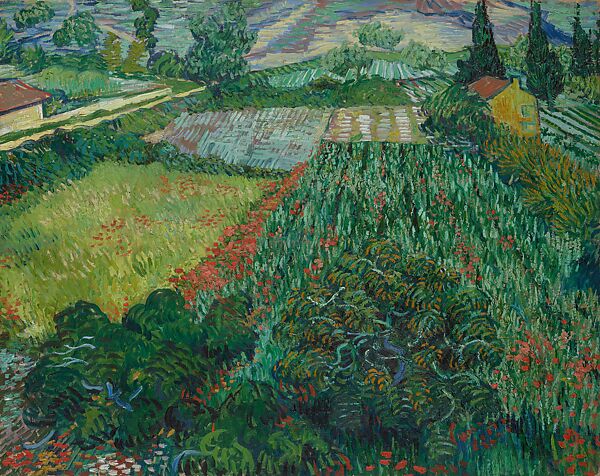 Field with Poppies, Vincent van Gogh (Dutch, Zundert 1853–1890 Auvers-sur-Oise), Oil on canvas 