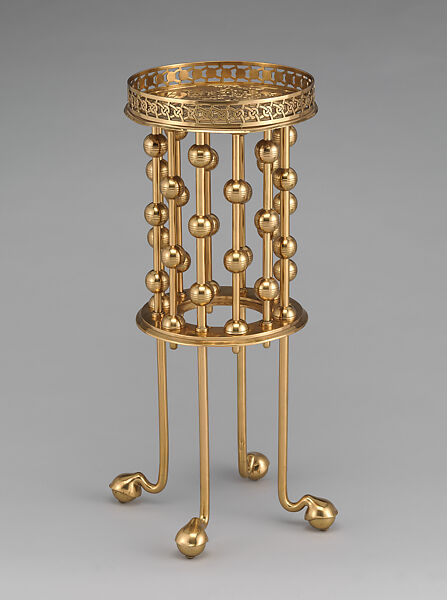 Table, Unknown maker, Brass, American