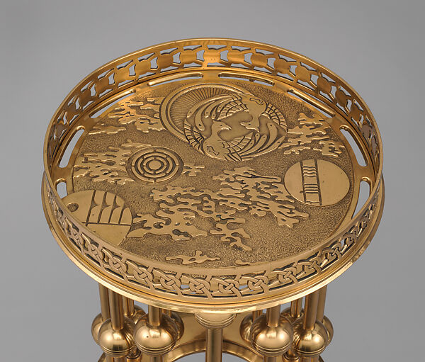 Table, Unknown maker, Brass, American