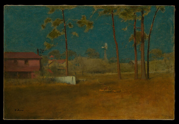 Tarpon Springs, Florida, the Artist’s Home (George Inness’s Home, Tarpon Springs, Florida; or Tarpon Springs, Florida), George Inness (American, Newburgh, New York 1825–1894 Bridge of Allan, Scotland), Oil on canvas, American 