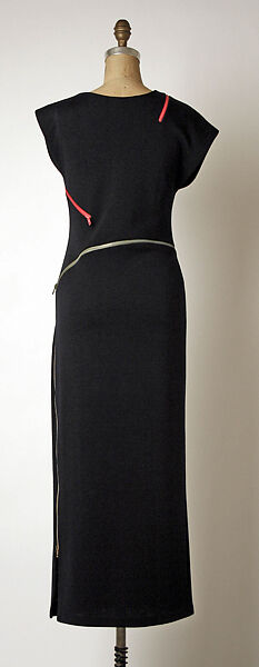 Dress, Geoffrey Beene (American, Haynesville, Louisiana 1927–2004 New York), wool, plastic, metal, American
