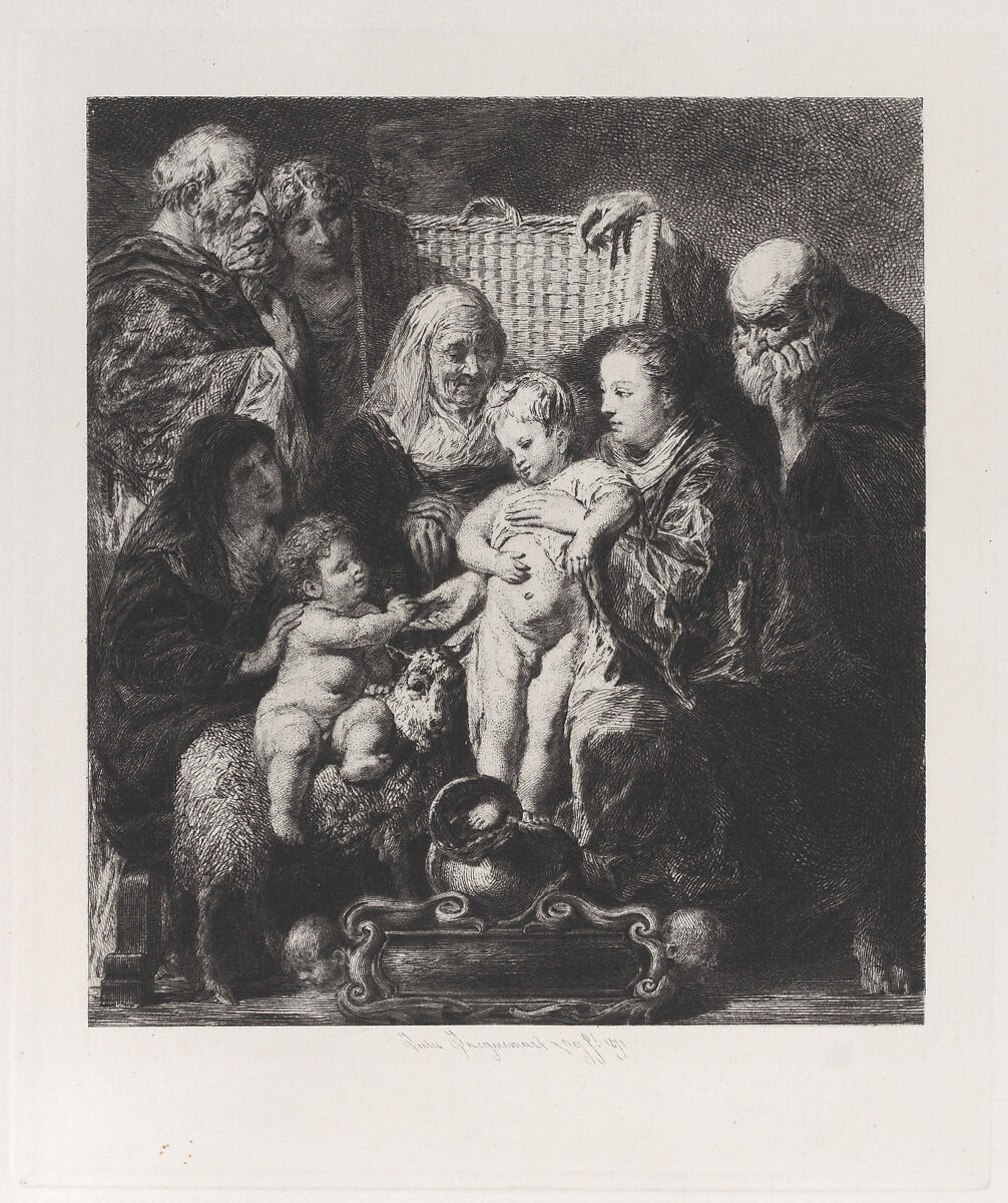 The Holy Family, after Jacob Jordaens