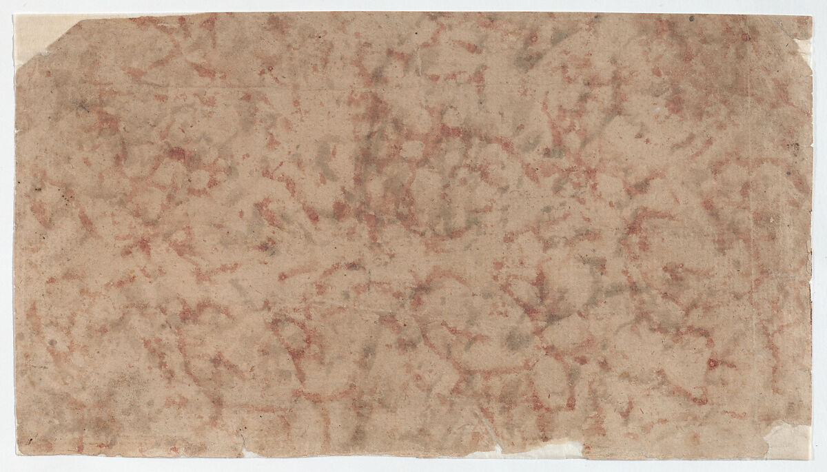 Sheet with overall spotted design, Anonymous  , 19th century, Relief print (wood or metal) 