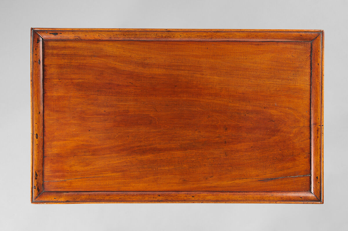 Square Tea Table, Mahogany, white pine, American