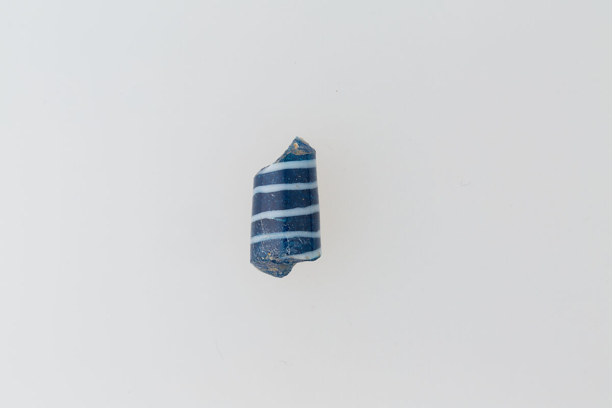 Part of an ear stud, Glass 
