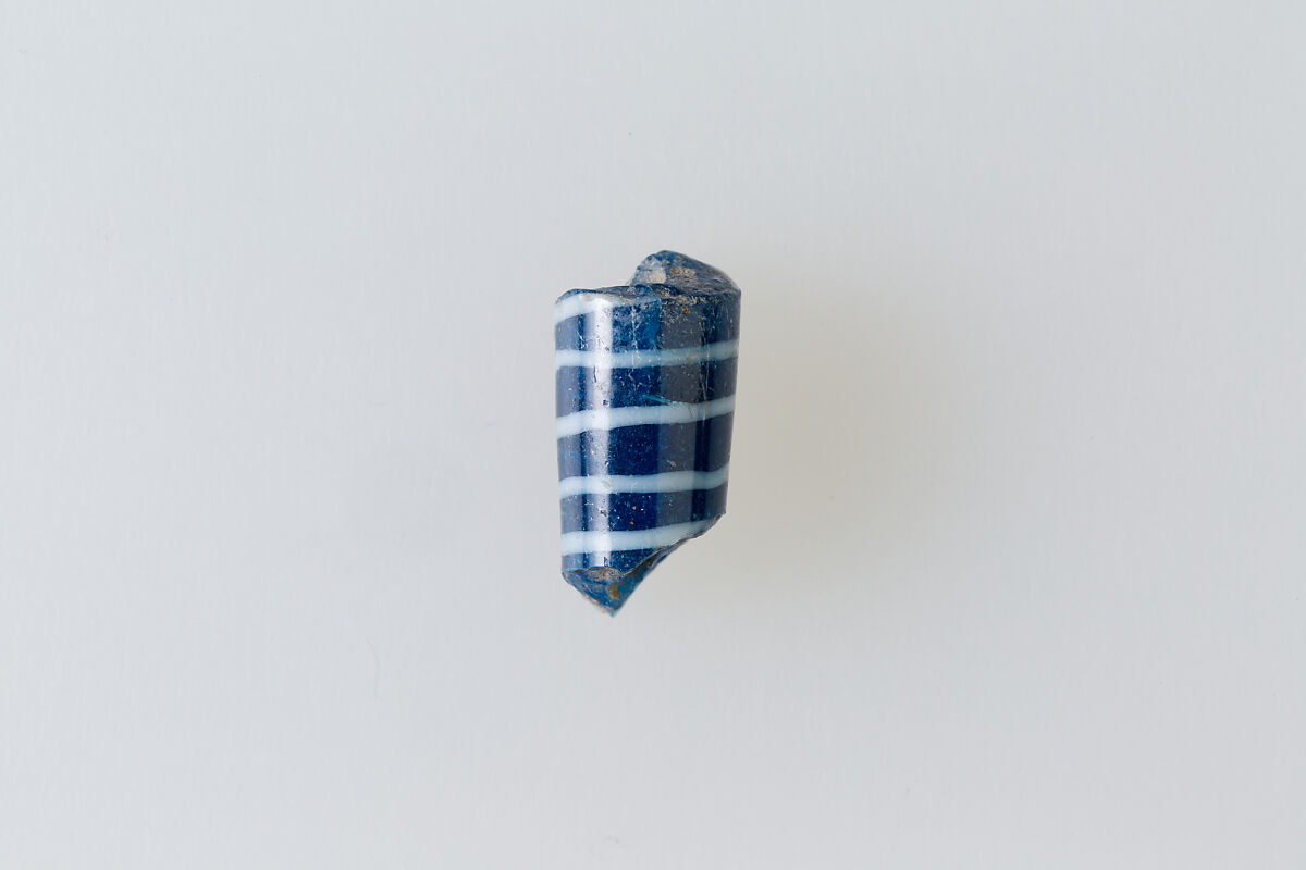 Part of an ear stud, Glass