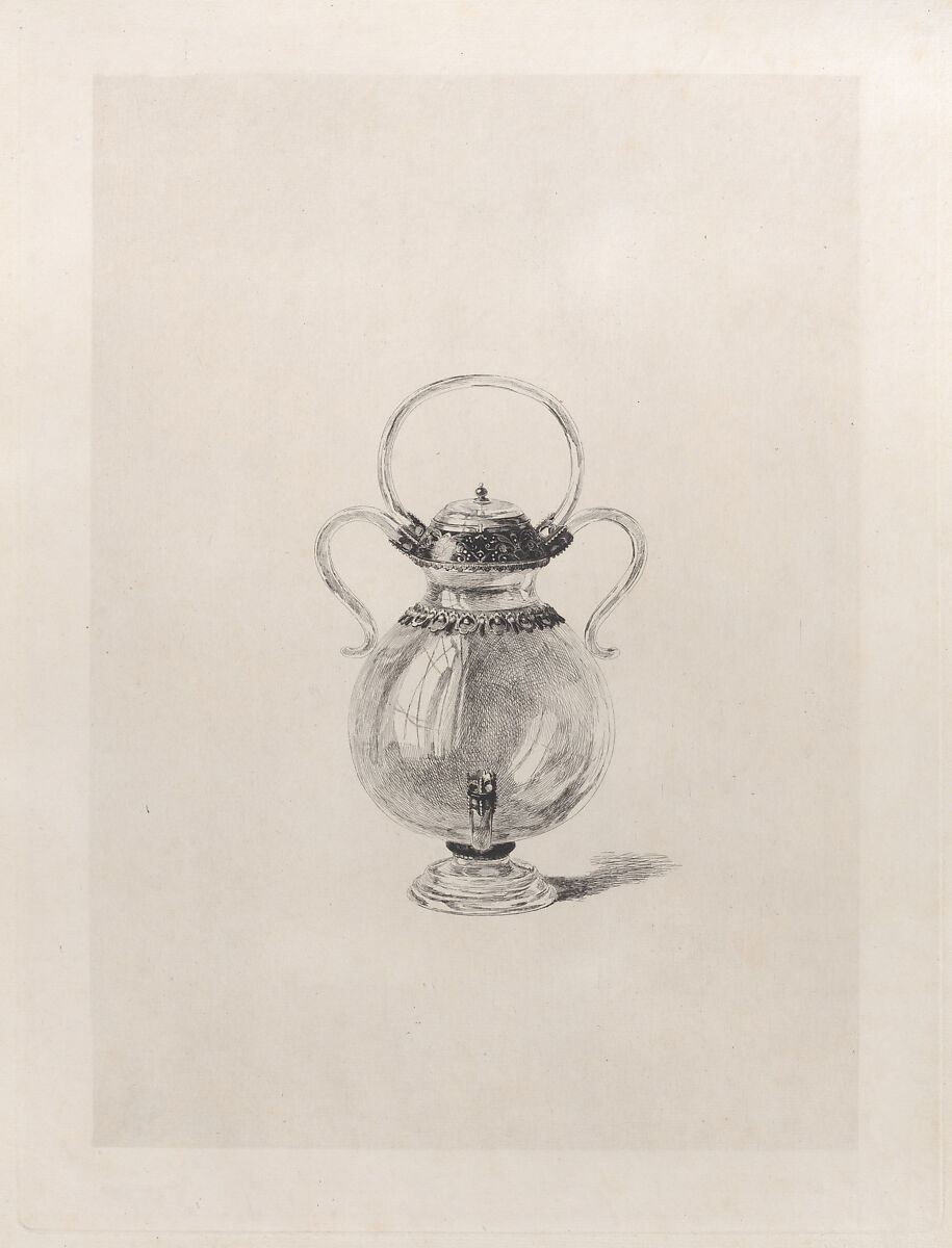 Biberon de Cristal de Roche, Jules-Ferdinand Jacquemart (French, Paris 1837–1880 Paris), Etching 