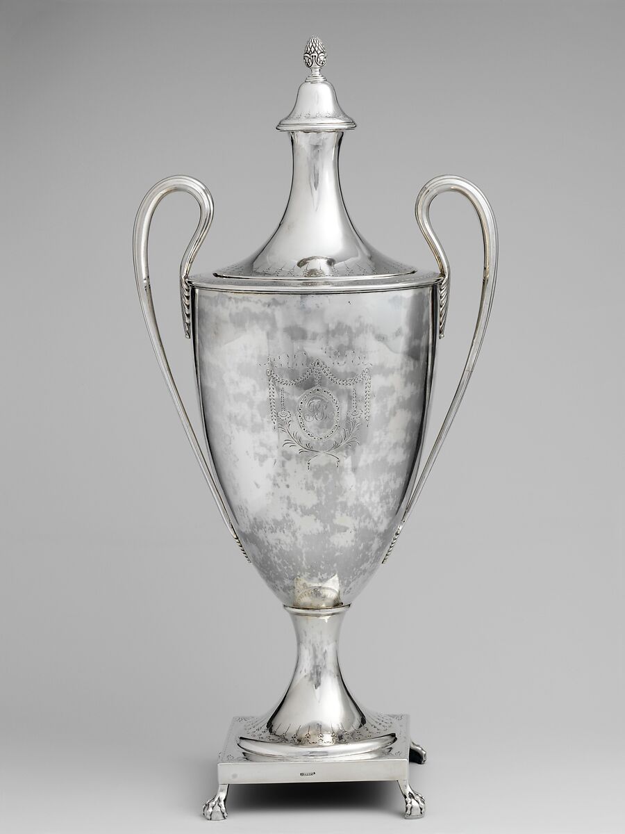 Tea Urn, Paul Revere Jr. (American, Boston, Massachusetts 1734–1818 Boston, Massachusetts), Silver, ivory, American