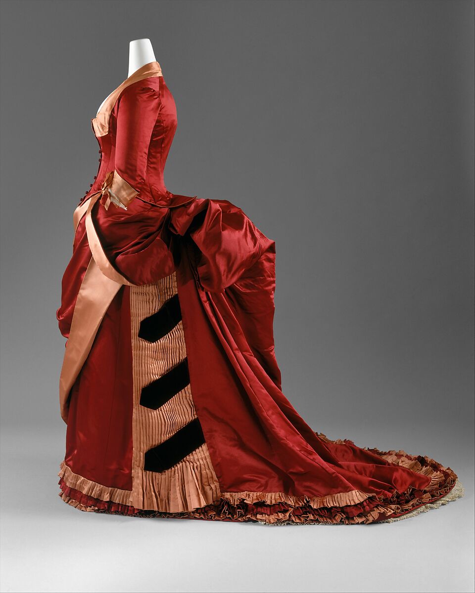 Dinner dress, Mme. Grapanche, silk, American 