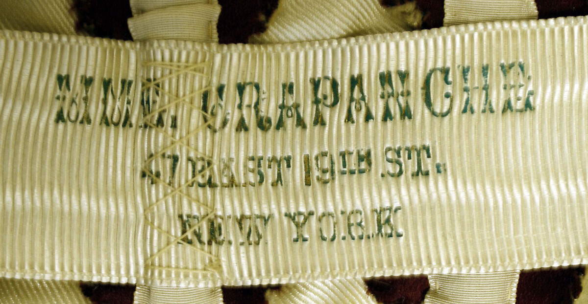 Dinner dress, Mme. Grapanche, silk, American