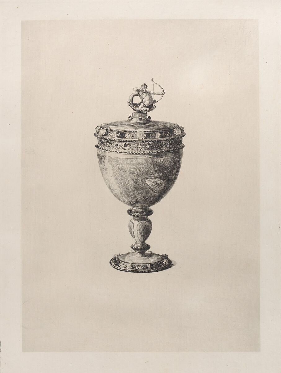 Oriental Cup made from Agate, Jules-Ferdinand Jacquemart (French, Paris 1837–1880 Paris), Etching 