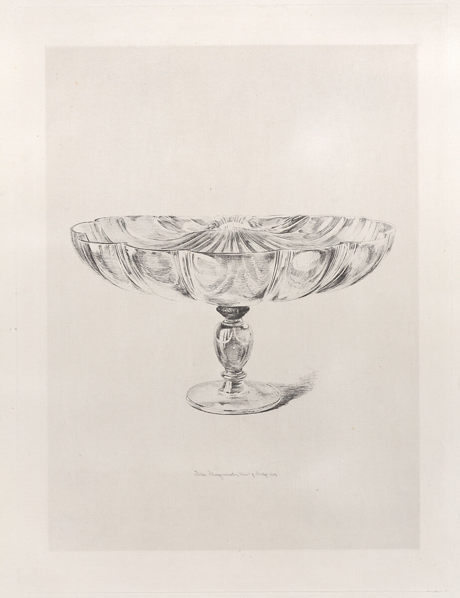 Crystal Bezel, Jules-Ferdinand Jacquemart (French, Paris 1837–1880 Paris), Etching 