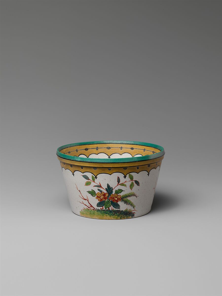 Tea bowl, Designed by Karl L. H. Müller (1820–1887), Porcelain, American 