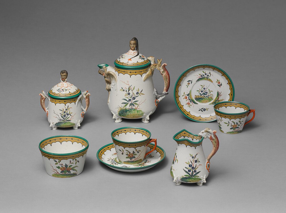 Tea bowl, Designed by Karl L. H. Müller (American, 1820–1887), Porcelain, American